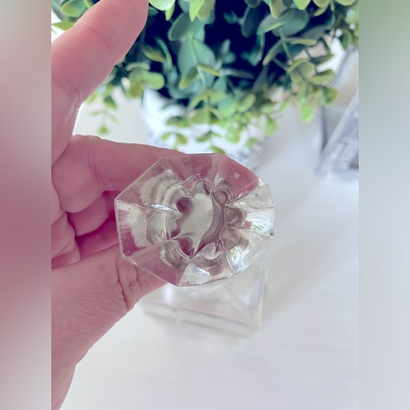 Art Deco Vintage Empty Glass large Perfume Scent Bottle - Picture 5 of 6